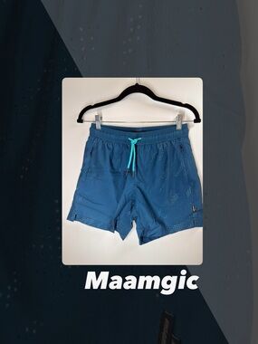 NWT Maamgic Lake Blue Swim Trunks